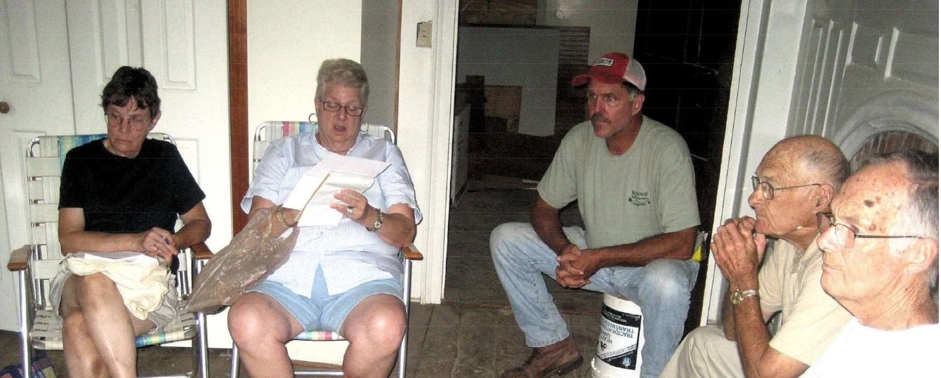 First meeting of the Historical Society at the Twitchell-Rowland Homestead